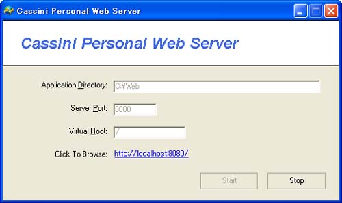 CassiniWebServer