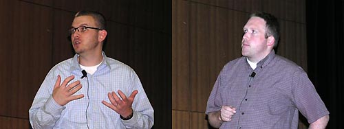 Mike Chambers氏（左）と、Dany Dure氏（右）