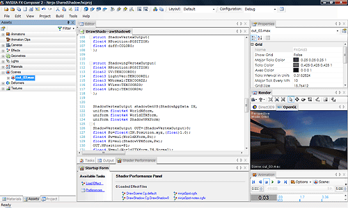 FX Composer 2の画面