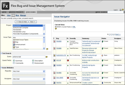 Flex Bug and Issue Management System Flex Bug and Issue Management System