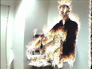 BurningTV （出所：http://effectv.sourceforge.net/burn.html）