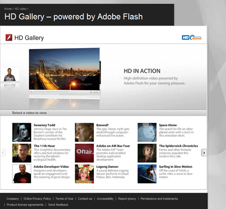 Flash HD Gallery