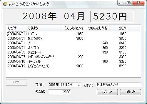 よいこのおこづかいちょう よいこのおこづかいちょう