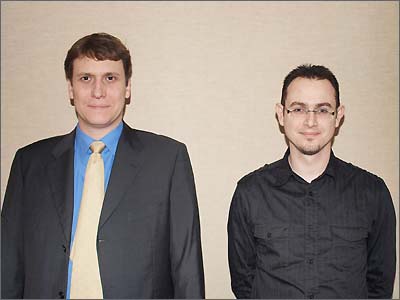 Erwan Paccard氏（左）と、Damien Garbarino氏（右）