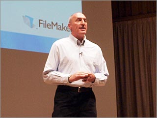 図1 ファイルメーカー社社長であるウィリアム・エプリング氏