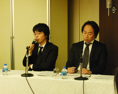 今後のサービス展開について語る代表取締役社長 笠原氏